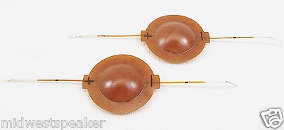 Klipsch Tweeter Aftermarket Diaphragms K77 K 77 K-77M - FAST FREE SHIP - 2 Pack