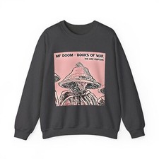 MF DOOM Books of War Sweatshirt, Cozy Streetwear, Hip Hop Fashion, Unisex