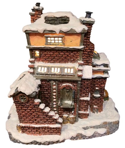 WDW Disney Catalog Vintage Dickens A Christmas Carol Village Fezzywig Tea Co - Picture 9 of 9