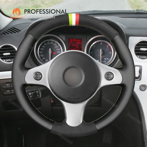 Funda de volante de gamuza auténtica MEWANT DIY para Alfa Romeo 159 Brera Spider - Imagen 3 de 10