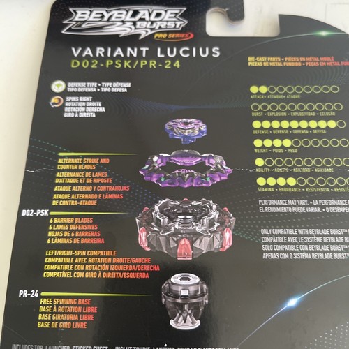 Beyblade Burst Pro Series - Variant Lucius D02 - PSK / PR - 24 - Bild 15 von 24