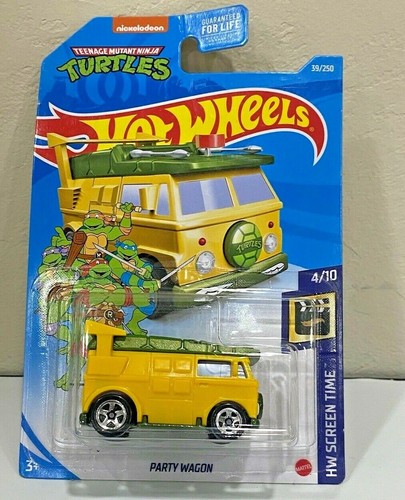 Hot Wheels Teenage Mutant Ninja Turtle Party Wagon HW Screen Time 4/10 #39 New - Picture 2 of 4