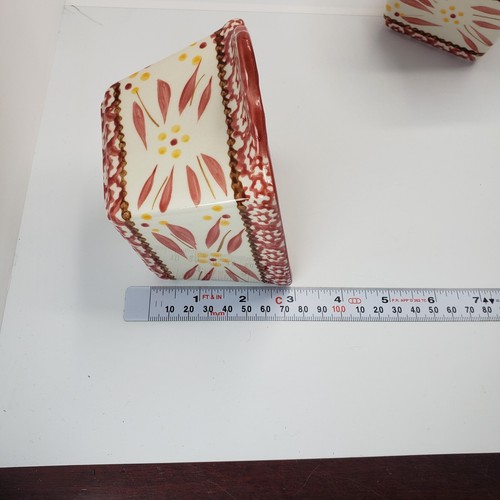 Temp - Tations Bakeware Old World Cranberry Set Square Ramekins X 4 , 10 Oz each - Picture 7 of 8