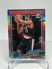Rayan Rupert 2023-24 Panini Optic Silver Holo #248 Rookie Portland Trailblazers