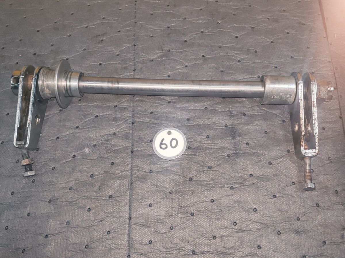 1973-78 HONDA XL175 REAR AXLE, COLLARS & NUT ASSEMBLY #42301 1973-78 HONDA XL175 REAR AXLE, COLLARS & NUT ASSEMBLY #42301