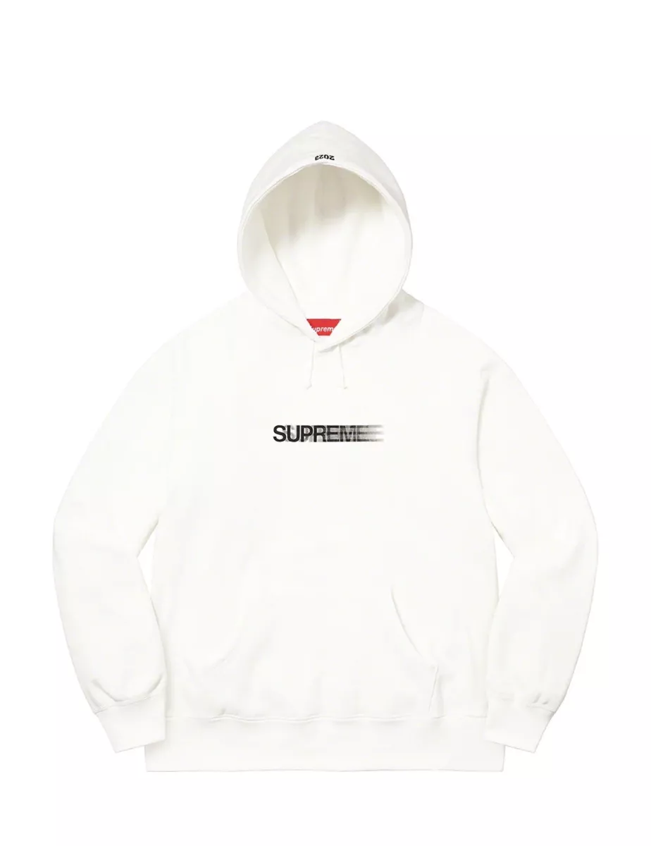 Supreme Motion Logo Hoodie SS23 Size Small White box logo
