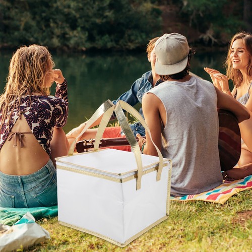 Lebensmittel Lieferung Tasche Thermo Frischhaltung Pizza Aufbewahrung Tragbar Reise Kind - Bild 2 von 11