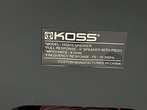 Koss Sistema lettore cassette CD radio compact disc portatile AM/FM HG910A Boombox - Foto 19 di 23