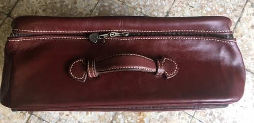Borsa Valigia vintage in vera pelle - misure 55x30x25 cm condizioni perfette - Foto 4 di 6