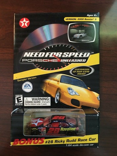 Set of 5 Texaco Need for Speed Porsche Unleashed CD/ROM By EA Games w/Bonus Cars - Picture 2 of 6