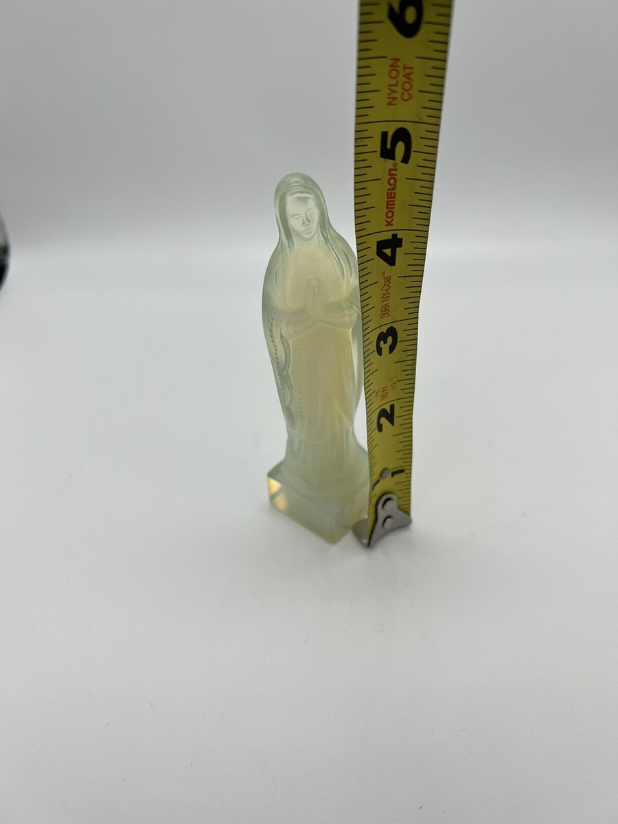 Sabino France 4.5” Madonna Virgin Mary Figurine Opalescent