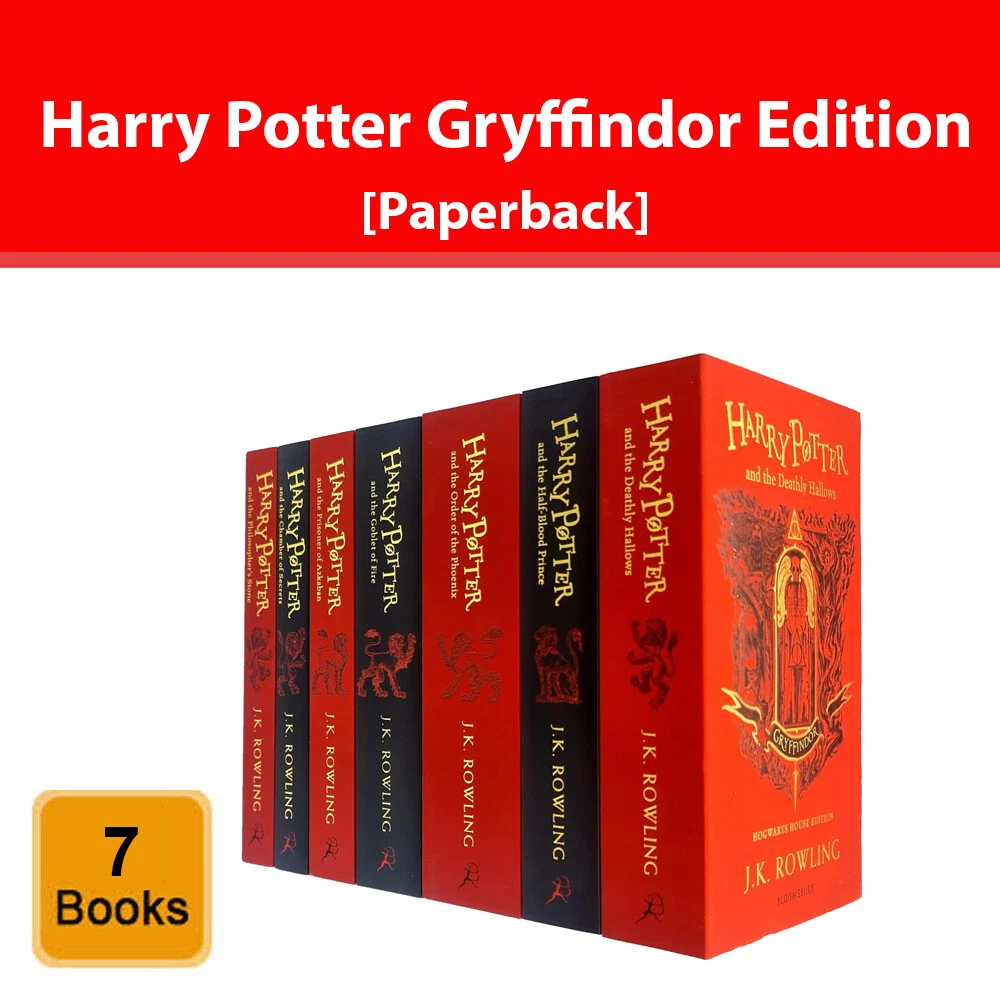 Harry potter gryffindor edition book set new arrivals