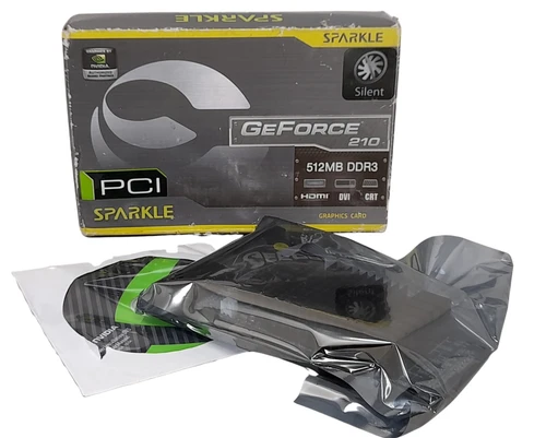 New Sparkle NVIDIA GeForce GT 210 512MB DDR3 PCI Graphics Card - NOT PCI-E