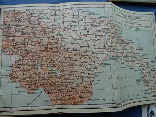 TOURING CLUB ITALIA-GUIDA ITALIA MERIDIONALE-I VOL.-ABRUZZO-MOLISE-PUGLIA-1926