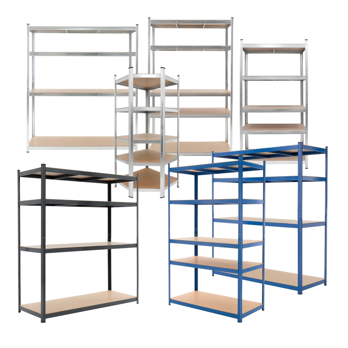 Scaffali A Gancio Con 4 Ripiani Shelf One / Cm. L.80xP.50xH.200-BASE - Foto 7