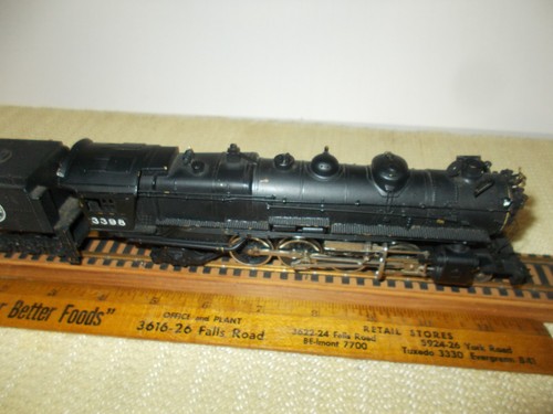 EARLY 60's TENSHODO BRASS 2-8-2 STEAM LOCOMOTIVE w/VANDY TENDER, GREAT NORTHERN - Picture 2 of 24