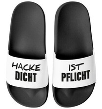 Bath slippers flip-flops unisex with print heel tight is mandatory printed