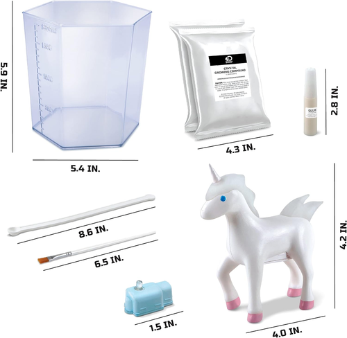 new Discovery Mindblown CRYSTAL GROW CREATURES SET Lighted Unicorn STEM Activity - Picture 7 of 8