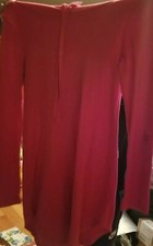 SALE! RED size Small 3-5 Knitted LONG Sleeve LIGHTWEIGHT HOODED Sweater/Dress 