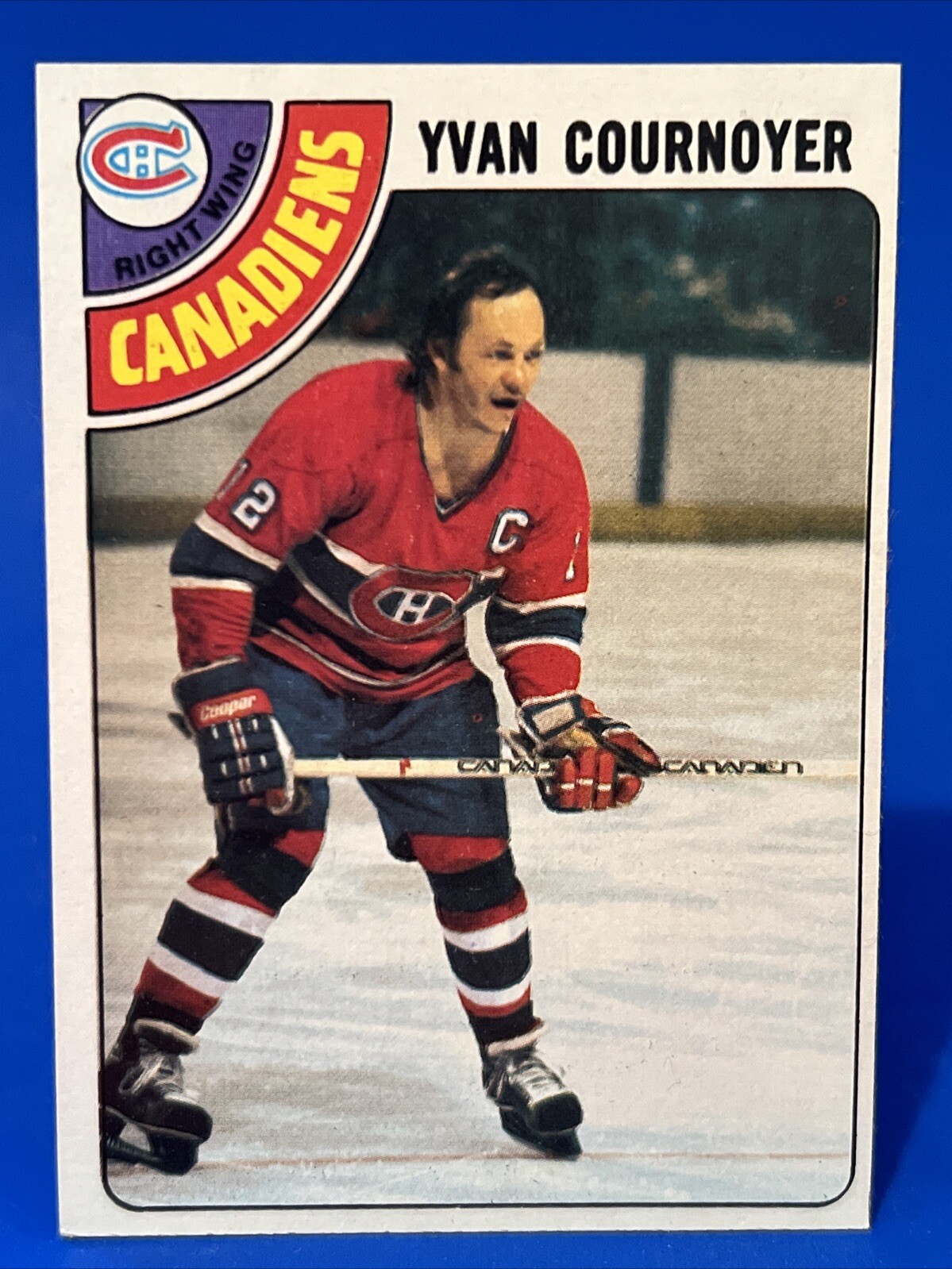 1978-79 Topps Yvan Cournoyer Card #60 Montreal Canadiens