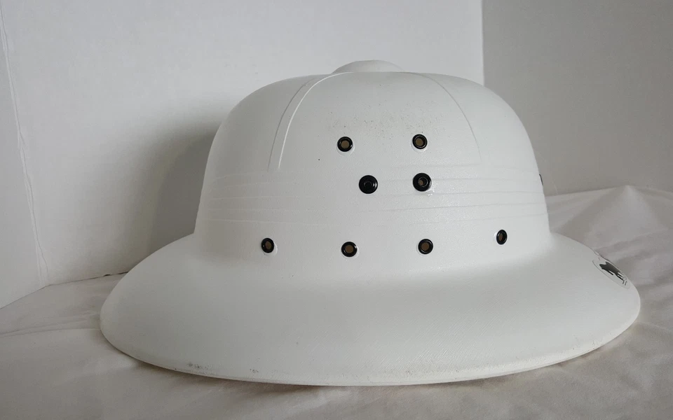 Sombrero casco médula blanca Shireland 1987 de Shireland en Illinois Foto 3 de 4