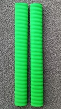 2x SPIRAL Cricket Bat Grips - FLURO GREEN - Oz Stock