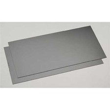 Evergreen 9514 Black Styrene Sheets, .03x6x12" 2 