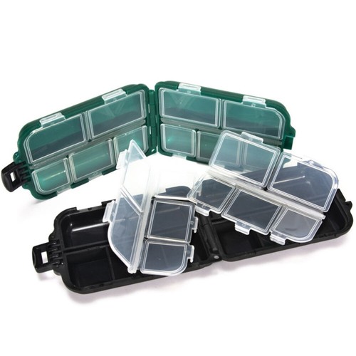 2 Pcs Waterproof Bait Box Fishing Tackle Accessories Lure Storage Boxes - Picture 2 of 12