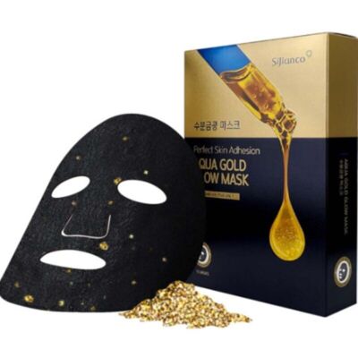 [SIJIANCO] 24K Gold  Aqua Glow Mask with Plum Vita E - Korean Skincare