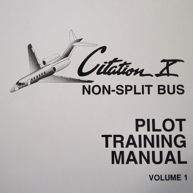 Cessna Citation X Model 750 NonSplit Bus Pilot Training
