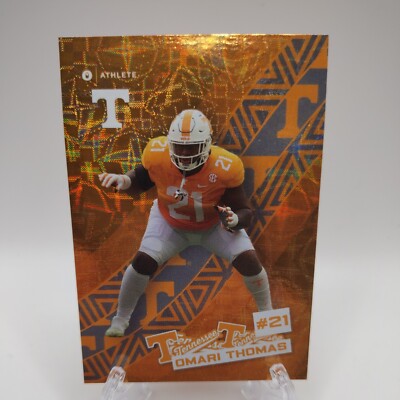    OMARI THOMAS   2024 ONIT Athlete Holo Sticker Series  Tennessee Volunteers