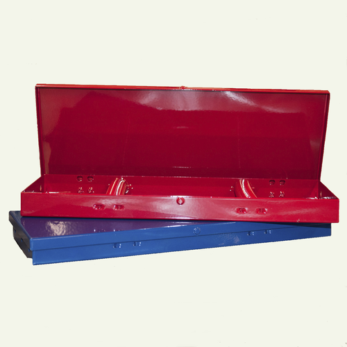 Andrew Mack Metal Coil Pinstriping Paint Brush Box Choose from 3 Sizes, 3 Colors - Picture 2 of 10