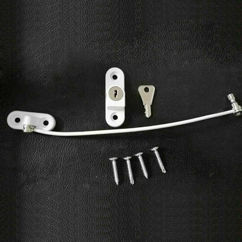 Restrictor Kid Safety Stainless Key A Lockable Window Security Cable