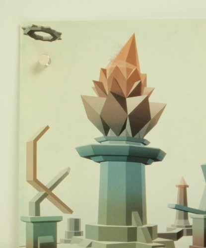 vtg rare 1990 VENICE BIENNALE poster ~ Julio Pacheco Rivas, Venezuela ~ 38x24" - Picture 9 of 12