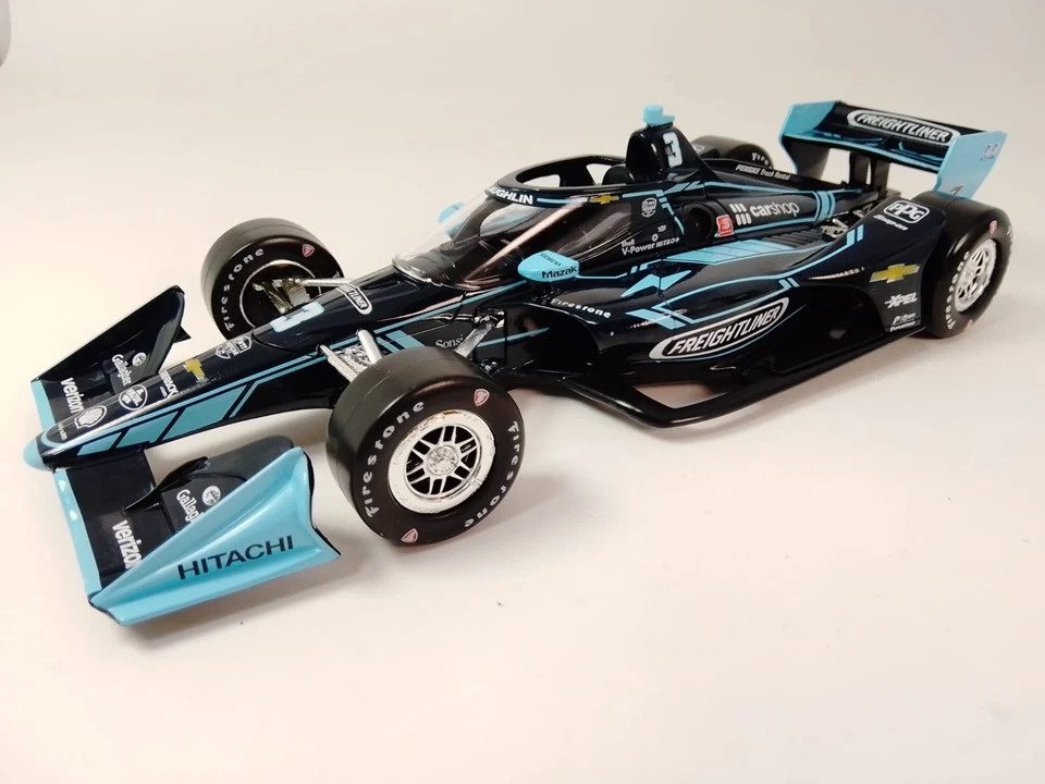 Greenlight Dallara Chevrolet #3 S. Mclaughlin Team Penske Indy 2022 1/18 11180 - Immagine 3 di 4