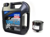 MotoröL Set Mineralisch ÖLfilter KN147 10W40 4 Liter FüR Yamaha FZS 600 XVS 1300