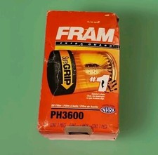 Fram Extra Guard PH3600 Oil Filter Non Slip Grip 96% Single Pass Efficiency New