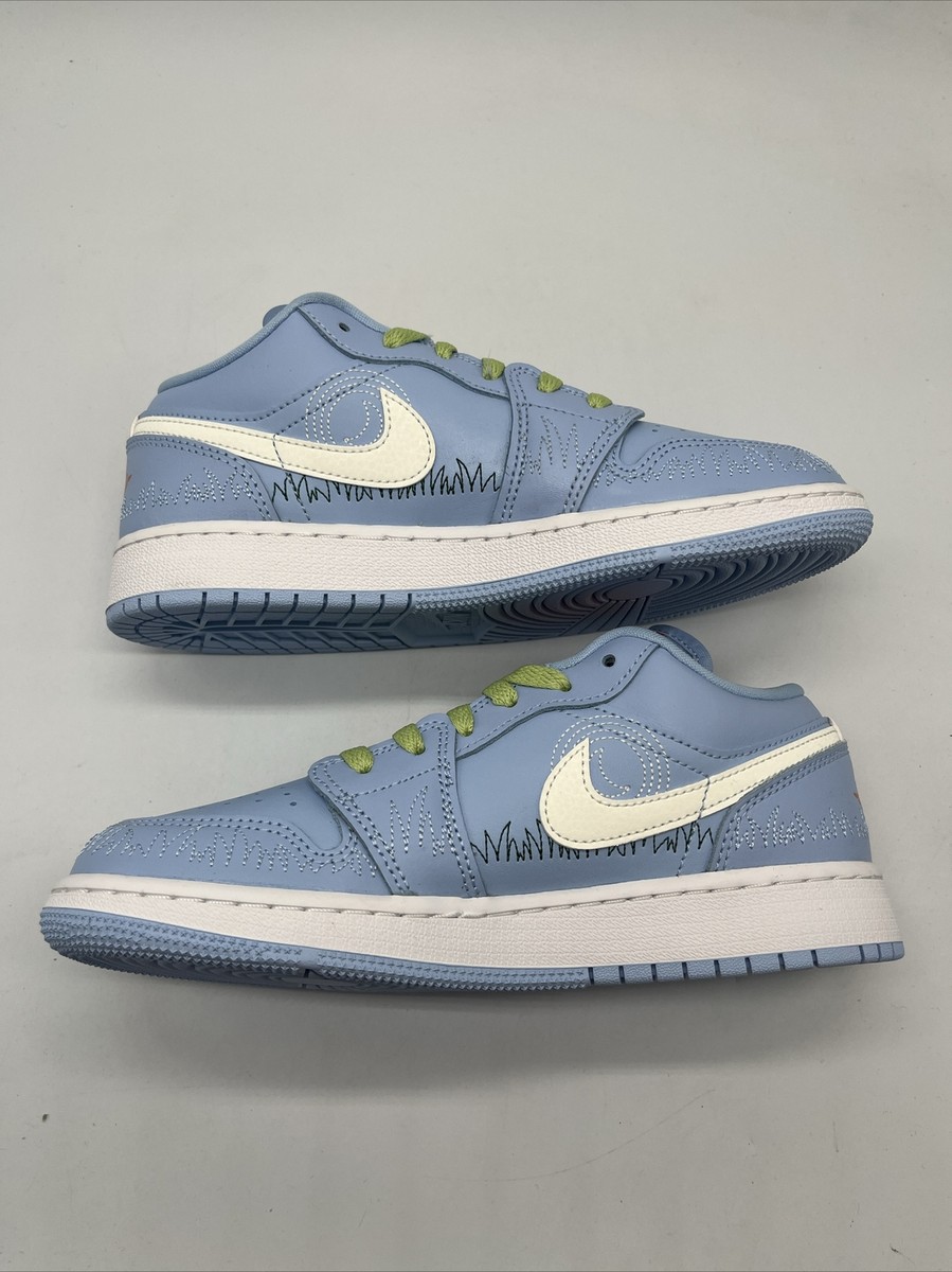 Nike Air Jordan 1 Low SE GS Stitch Psychic Blue DO8227-400 Youth