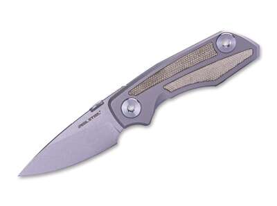 Real Steel Delta Frame Lock TC4 Micarta Green Taschenmesser CPM-S35VN   01RE299