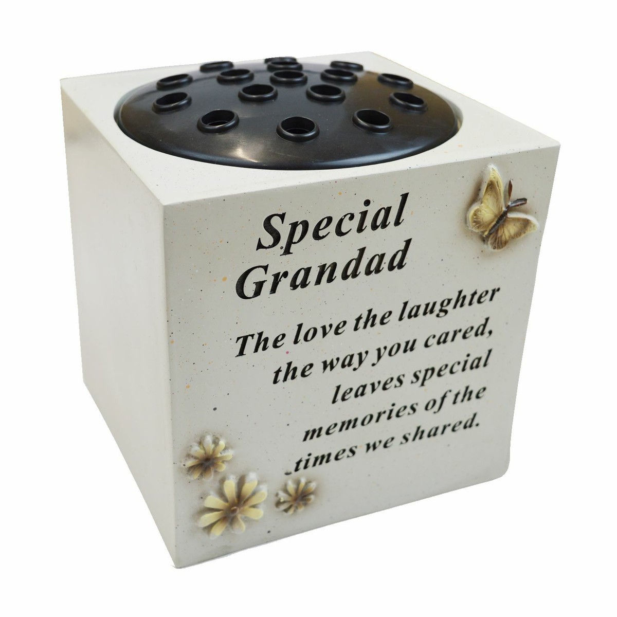 Special Graveside Memorial Grave Spiked Flower Vase In Loving Memory Special Memorial Vase For Graves - Plastic Cemetery Flower Holder With Spike, (2, Grandma - View #4