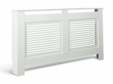 Austin Large Radiator Cover - White | Heater Cover Box Grill Panel