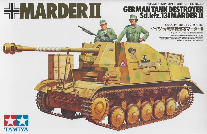 Tamiya 35060 1/35 Scale Model Kit German Tank Destroyer Sd