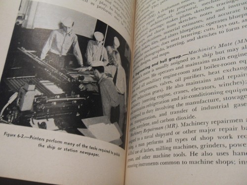 The Bluejackets’ Manual 1950 US Navy Training Text Vintage Book - Foto 12 di 20
