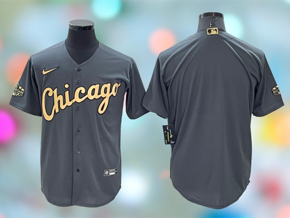 Nike Men's Chicago Cubs Black Cool Base Blank Jersey