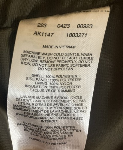 Columbia Women’s Outdoor Olive Green Zip Up Front Vest Jacket Size L - Picture 5 of 5