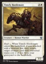 MTG-4x-Near Mint, English-Timely Hordemate-Khans of Tarkir