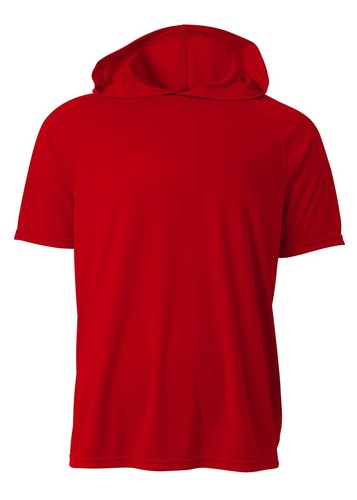 A4 Youth Cooling Performamce Short Sleeve Hooded T-Shirt - NB3408 - Picture 9 of 11