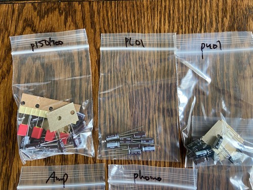 Marantz 2325 KOMPLETTER Rebuild Kit Recap Set mit Transistoren Relais Hauptkappen - Bild 2 von 8