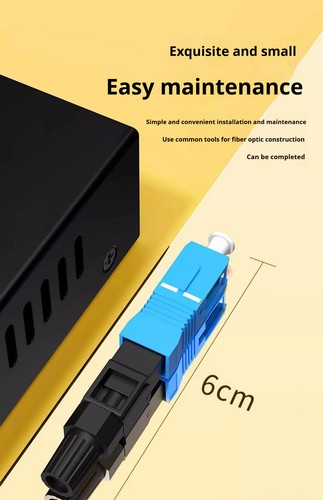 50 pcs LC Fiber Optic Connector LC Cold Connector Fast LC Connector Tool-Less - Bild 9 von 16