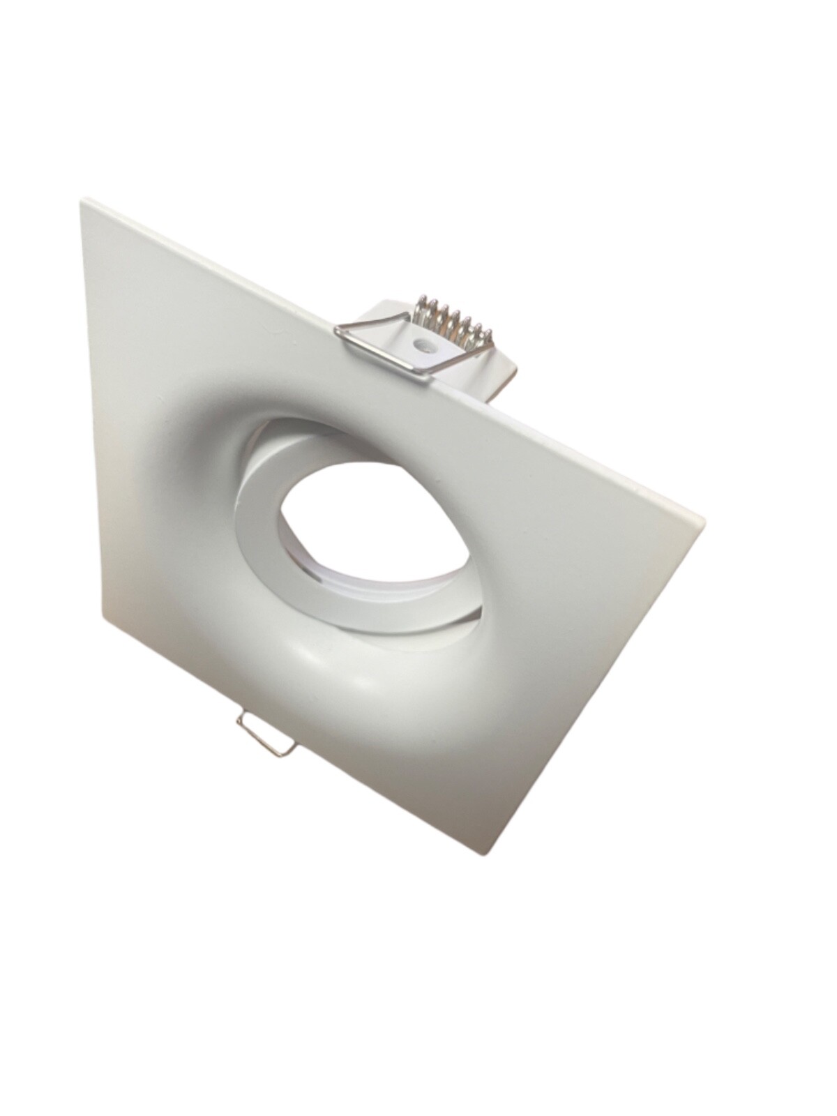 Square  Downlight Matt White GU10 Tilt LED Ceiling Recessed  Spotlight Fixtures